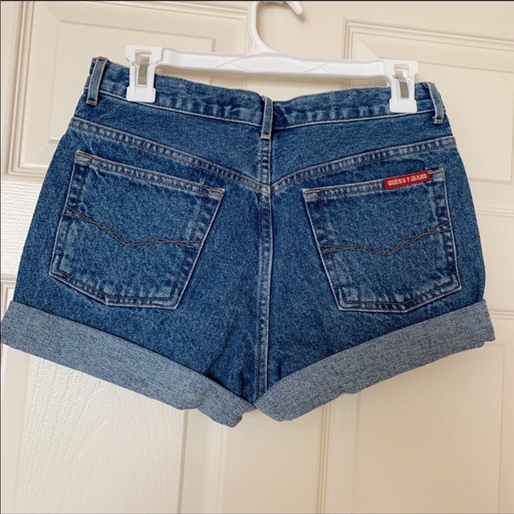 Denim high waisted shorts - Picture 2 of 4